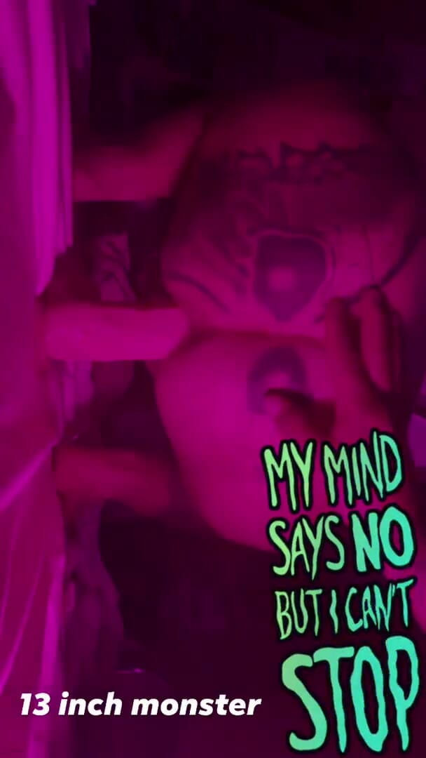 MzKiTTy91: Taking huge 12 in monster cock