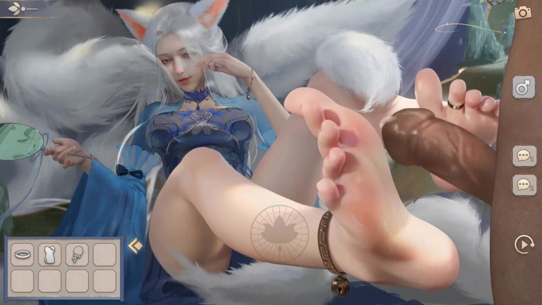LoveSkySan69Real: Wróżka Biografia - Część 3 Sceny - Furry Goddness Babe Footjob by Loveskysanhentai