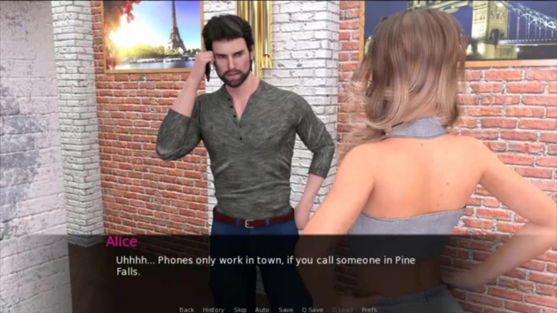 Visual Novels: Pine falls part 4