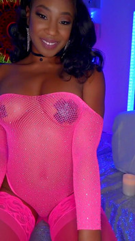 Natural Busty Beauty LaLa Ivy Fucked In Pink Fishnets