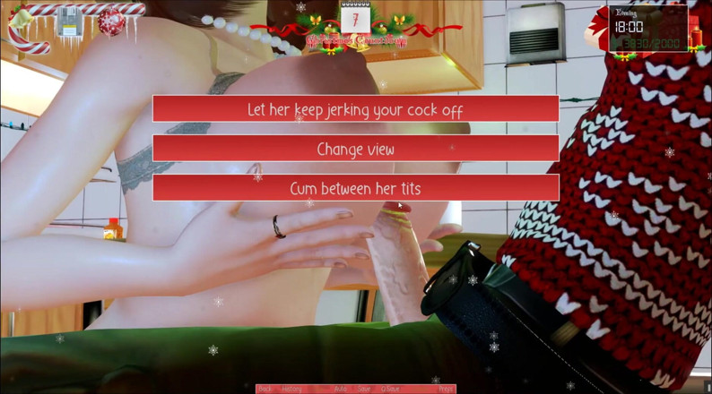 Cumming Gaming: Unlimited Christmas [Xmas hentai pornplay] Ep.13 nanny let me cum between...