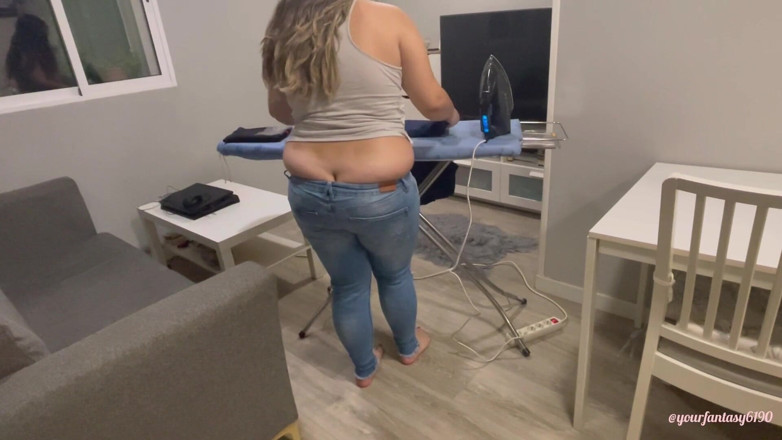 Your fantasy studio: Butt Crack in Jeans While Ironing