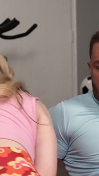 Hippie Stepmom's X-rated Yoga - Pushing Her Stepson's Limits and Getting a Face Full of Cum