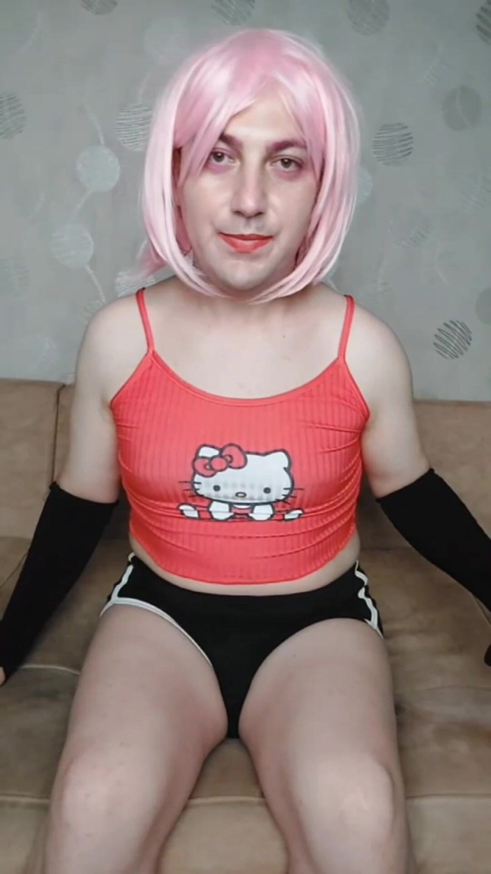 Kitty_Cross: Cute Shorts Cowgirl Sissy Smooth Legs Big Booty
