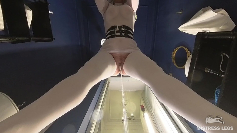 Mistress Legs: You Became a Toilet for Mistress in White Stockings and...
