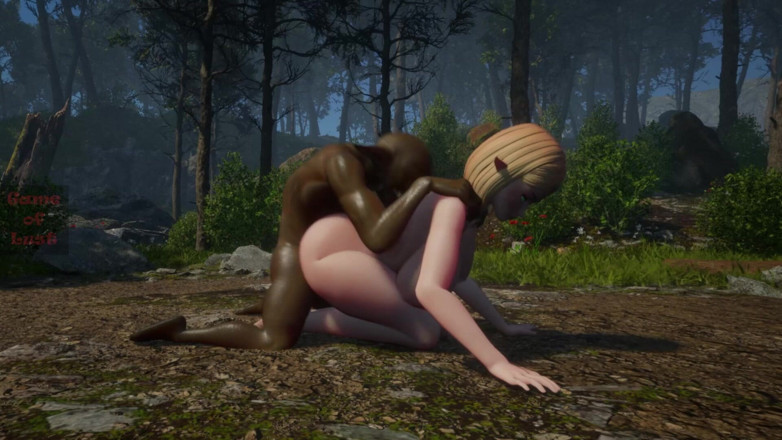Game of Lust 3D: Gol 3D Elf Nun Fucked Hard Doggy Style by Horny Goblin