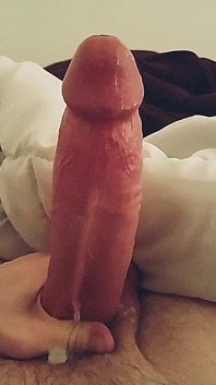 I Ejaculate Without Touching My Huge Cock