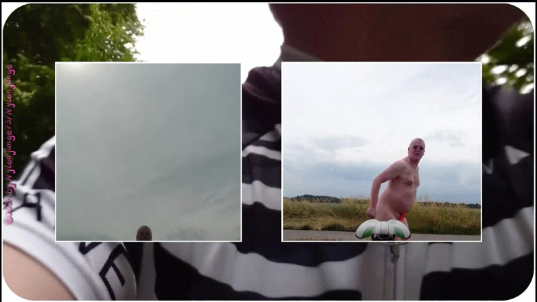 Carmen_Nylonjunge: Video collage of a bike tour without 2 ** Outdoor **