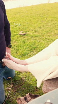 210 Unexpected Footjob