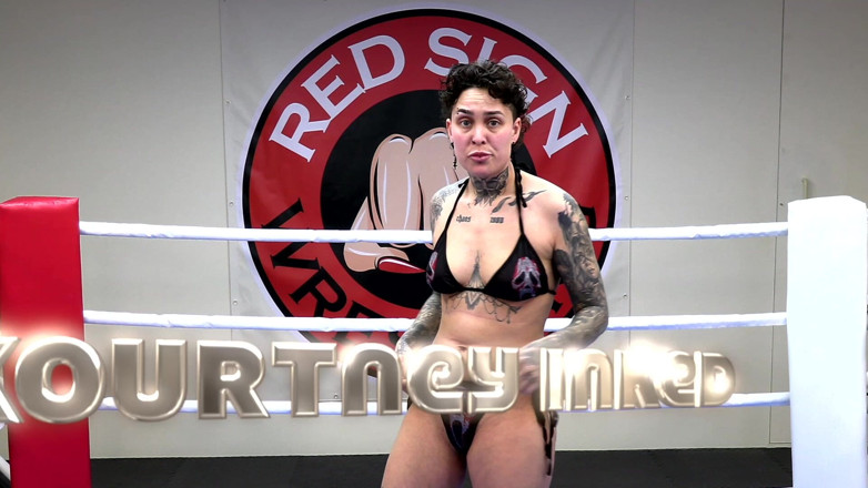 Red Sign Wrestling: Kourtney Inked Vs Valentina Boux - Sex Fight