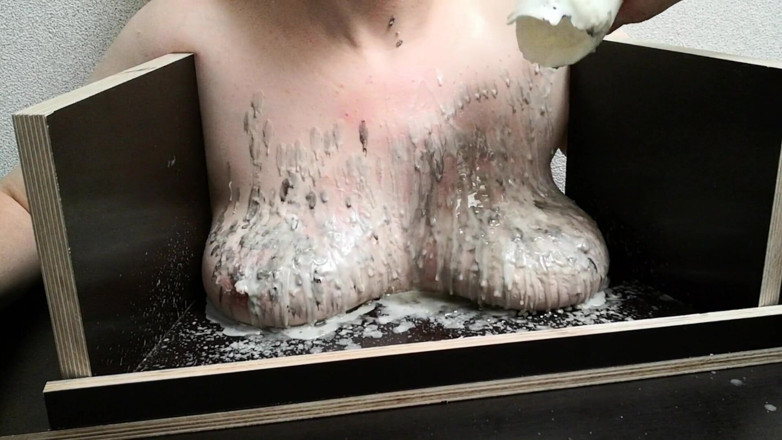 Bouncy Tits Action: The tit waxing machine 2