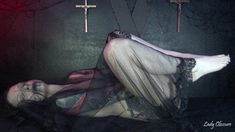 Nyx obscure: The Black Widow's Wet Canvas