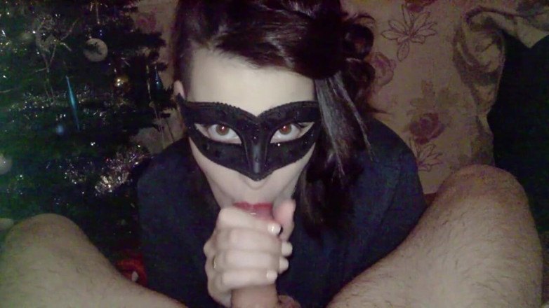Young_strawberry: Cheating wife suck stranger cock on Christmas swing party