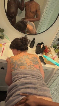 Behind the Scenes!! Psilo Siren & Matt Fuck in the Morning While They Are Brushing Their Teeth!!