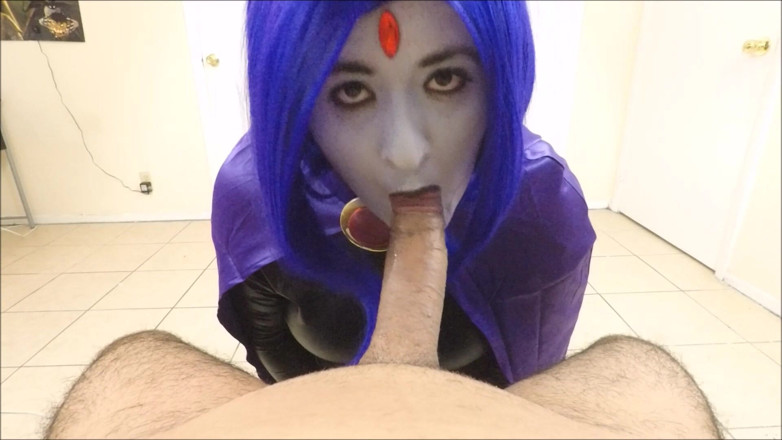 VickyVixen: Raven Sucks on a Juicy Cock