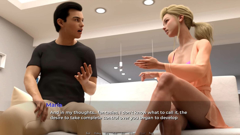 Dirty GamesXxX: Bajando: esposa dominante y marido obediente, corrida de paja con...
