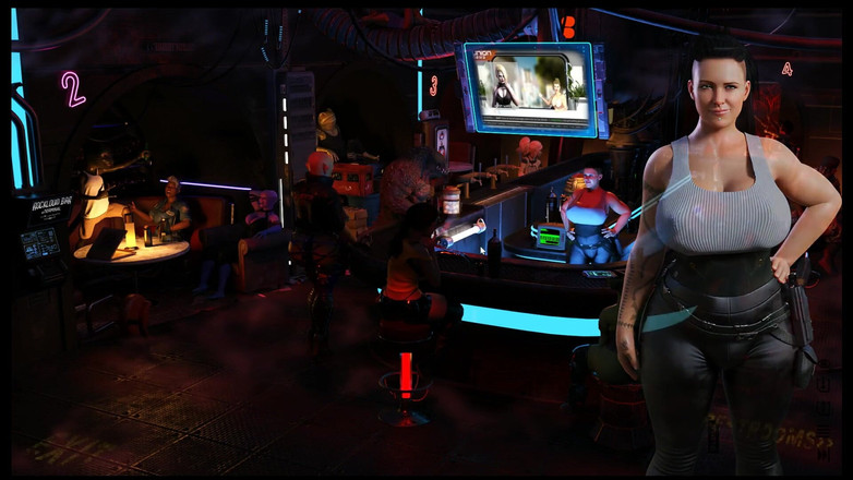 Cum in Futa: 내 상사에게 거대한 후타 자지를 괴롭히는 Star Pheriphery Futanari Hentai 게임 Ep.31!