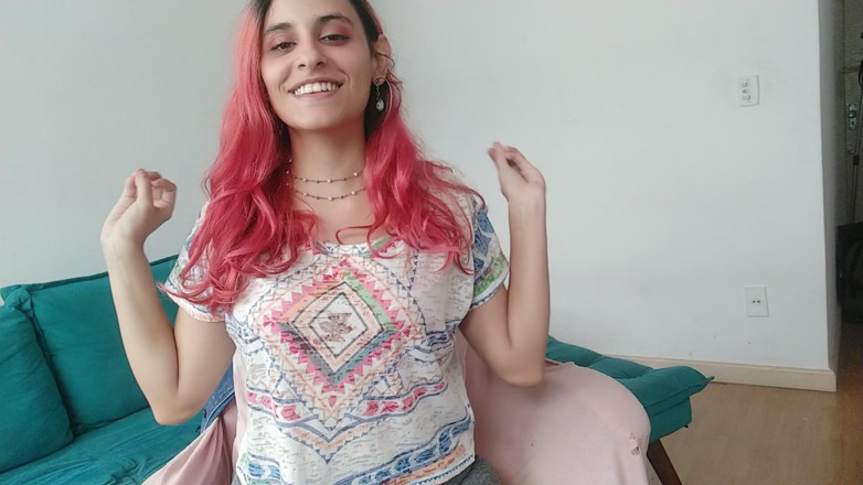 Ms Candy Bunny: Ma meilleure amie te montre ses seins, coaching masturbatoire