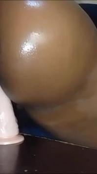 Close up Riding and Twerking on My Dildo