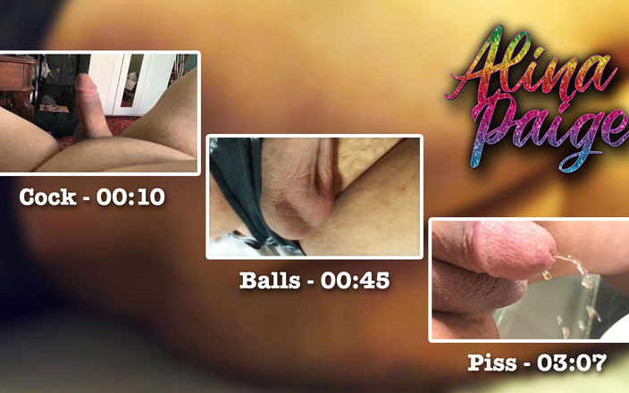 Miss Alina Paige: 3 Awek transeksual Slo-mo Clips