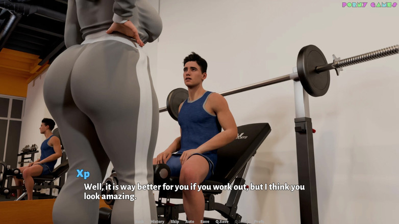 Porny Games: Mad Adventure door Morbusgreaves - hete milf buurvrouw heeft een yoga-partener...