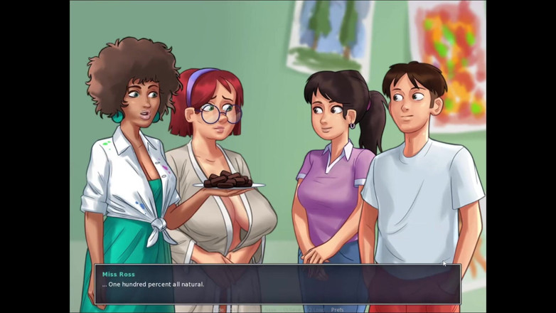 LewdArcade: Summertime Saga Miss Ross Animation Collection [del 33] Naken sex spel spela [18+]...