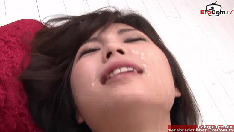 EroCom: Asian Gangbang with a japanese Teen slut with small tits...