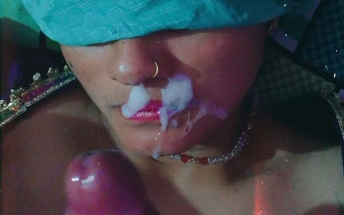 StepSiblingCaught: Éjaculation sur le visage : une belle-mère indienne baise avec son...