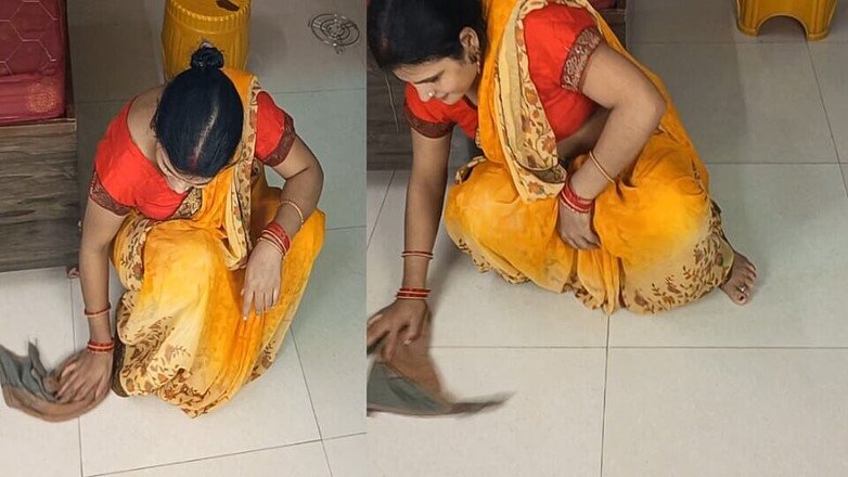 Pyaripooja22: Majikan dominan menggairahkan pembantu nakal ini dan ngentot memeknya sendirian.