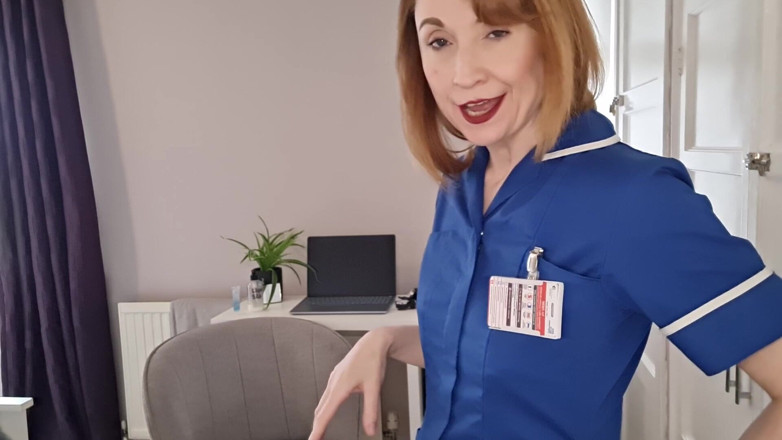 Lily kink: Nurse Clinical Trial Degradation with Rough Hand Job and Pegging...