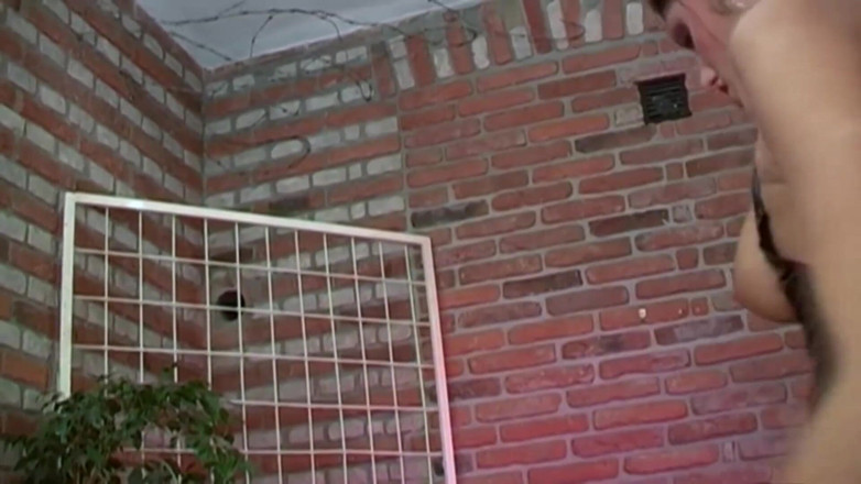 Pussy Land: Teen gets big dildo pushed in her ass