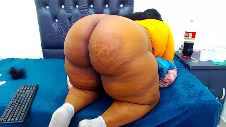 Big black clapping booties: 내 괴물 비 엉덩이에 잭 오프, 에피소드 1042