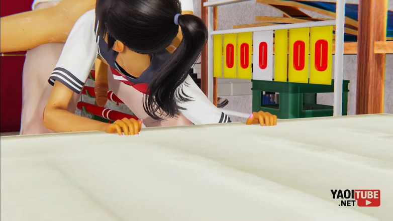 Yaoitube: Фембой Яой - Саймона трахнули для его учительницы физкультуры