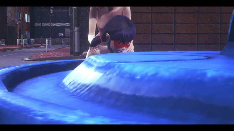 HentaiTubes: Bug - Girl Bug Hard Sex with Catnoir in the Street -...