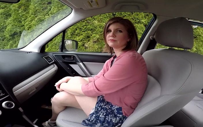 Housewife ginger productions: In Rental Car with Co-worker