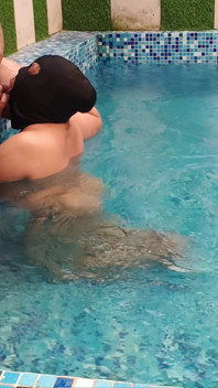 Komal Was Getting Into the Swimming Pool for the First Time