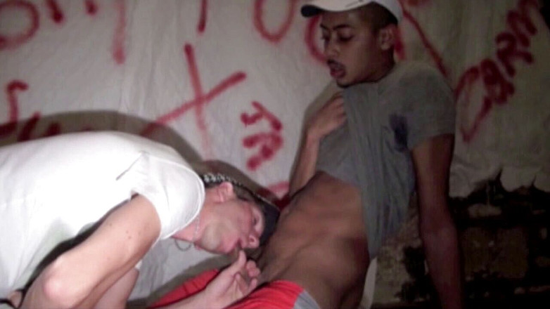 Crunch Boy: Latinoamerické twink ošukané ošukaným klukem v metru