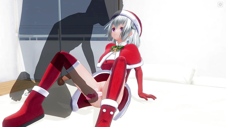 H3DC: 3D HENTAI - Dał wibrator na Boże Narodzenie