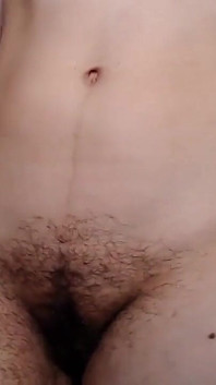 Natural Hairy Sexy Brunette with Thick Bush