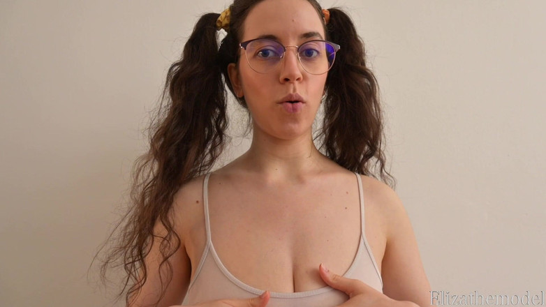 ElizaTheModel: Pendandan rambut tanpa bra basah