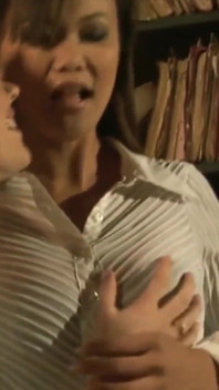 Lesbian Mia Smiles and Jayme Langford eat pussy In the library
