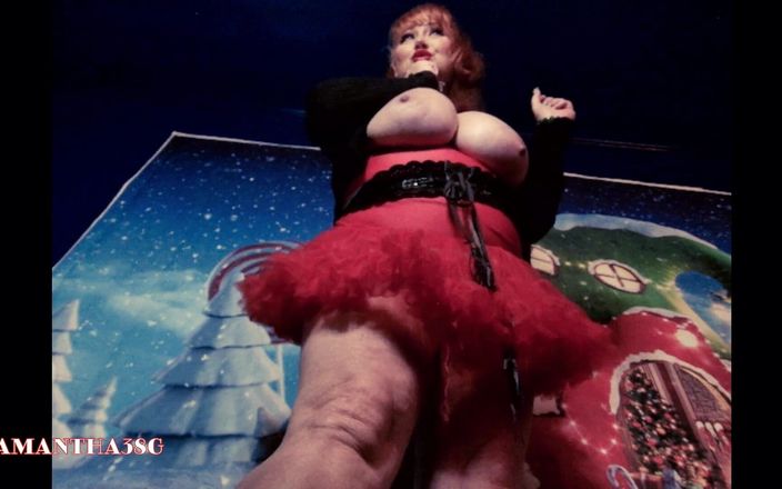 Samantha 38G: La signora gigantessa claus becca un elfo