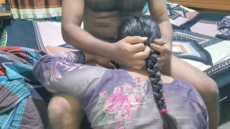 Banglavabi: ホットな妻の夫、寝室で一晩中楽しみ、バングラファックを交わす