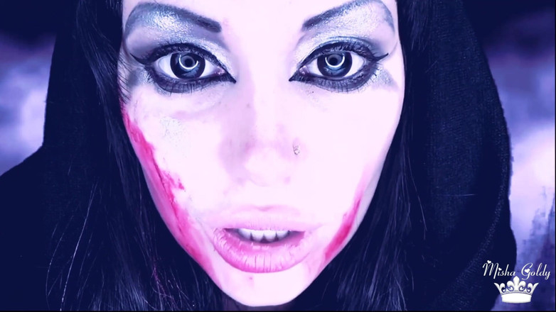 Goddess Misha Goldy: Impotence curse from fair Witch