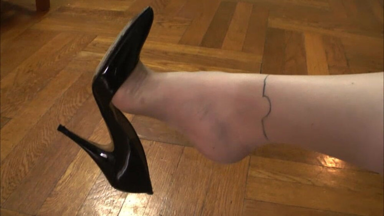 Evangelines Fetish: Fembot पेंटीहोज चरमसुख