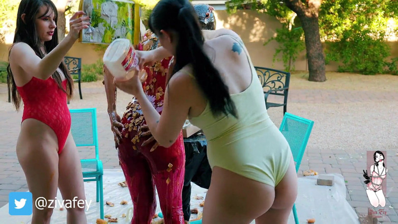 Ziva Fey: Ziva Fey - WAM Bratty femdom breakfast with Larzstord and Ruby...