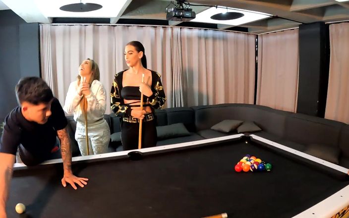 Alicia Trece: A Threesome with Two Incredible Latinas on a Pool Table