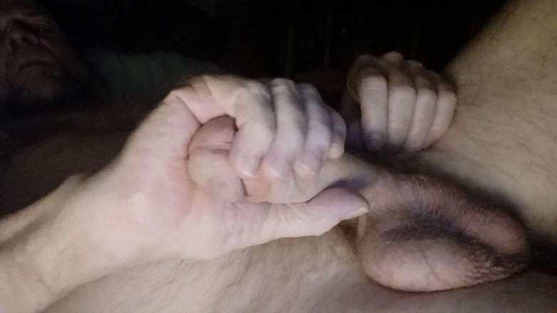 Hairyartist: Pops velký penis a poddajný pytel