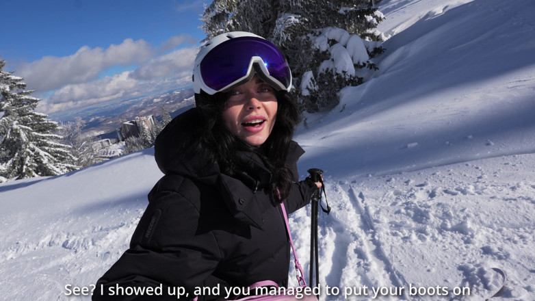 Nikky Dandelion: Ski Instructor Fucks Sexy Tattooed Girl in Doggy Style After...