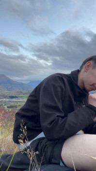 Mountain Hiking Blowjob & Swallow